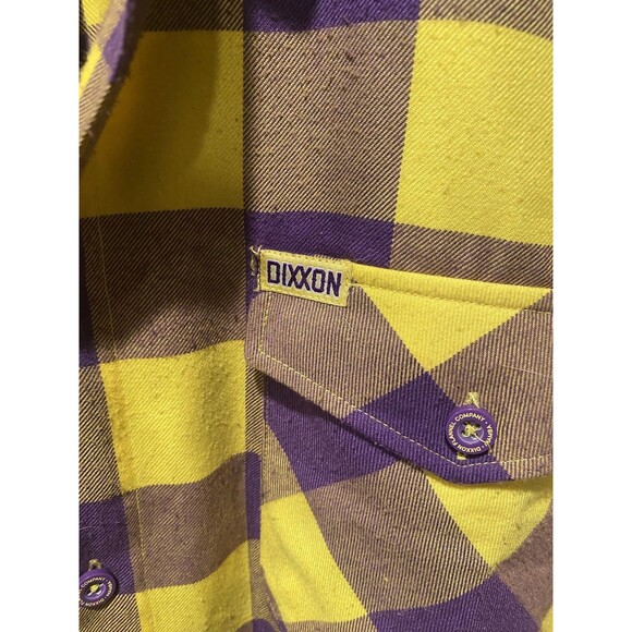 Dixxon Flannel Co Shirt Mamba Men's 4X Kobe Bryant NO 24 Plaid Lakers Rare - Picture 5 of 14